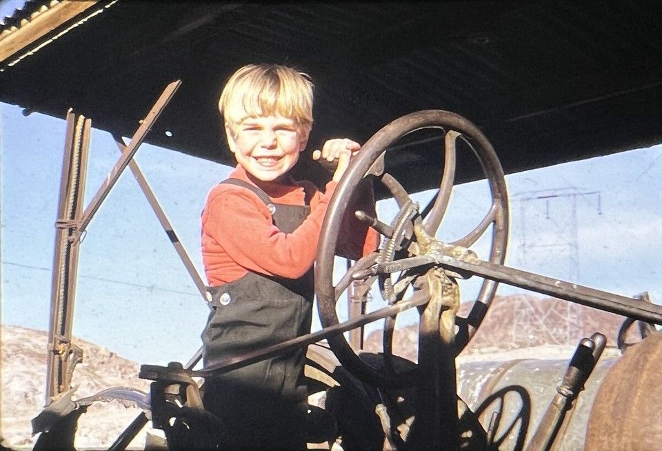Thornton as a child